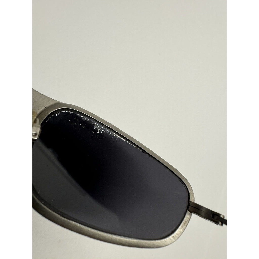 VINTAGE Oakley A Wire 1.0 Brushed Thick / Black Iridium SKU: 05-565 - EXCELLENT!