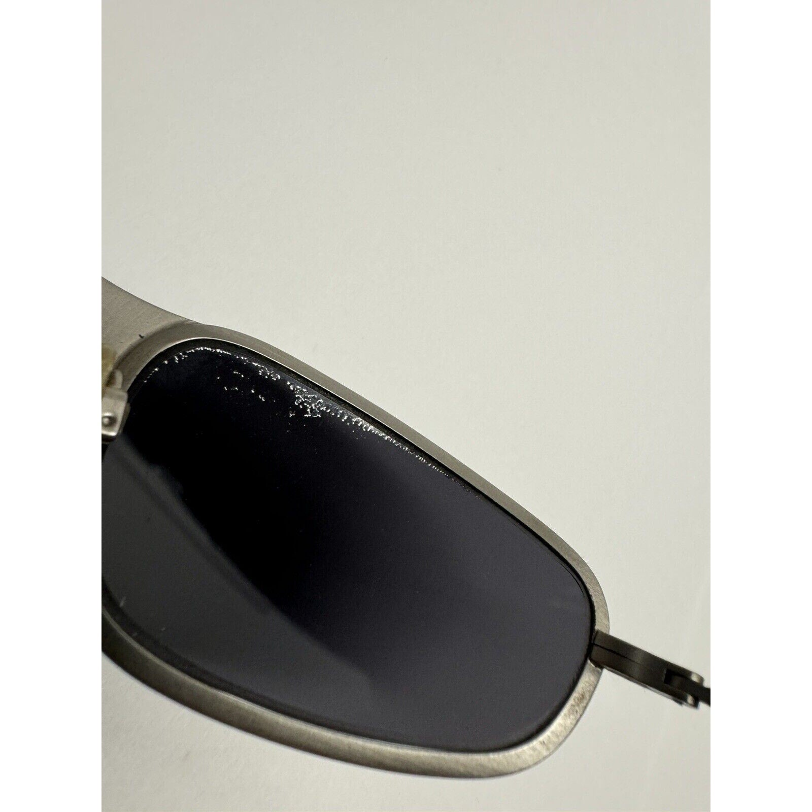 VINTAGE Oakley A Wire 1.0 Brushed Thick / Black Iridium SKU: 05-565 - EXCELLENT!