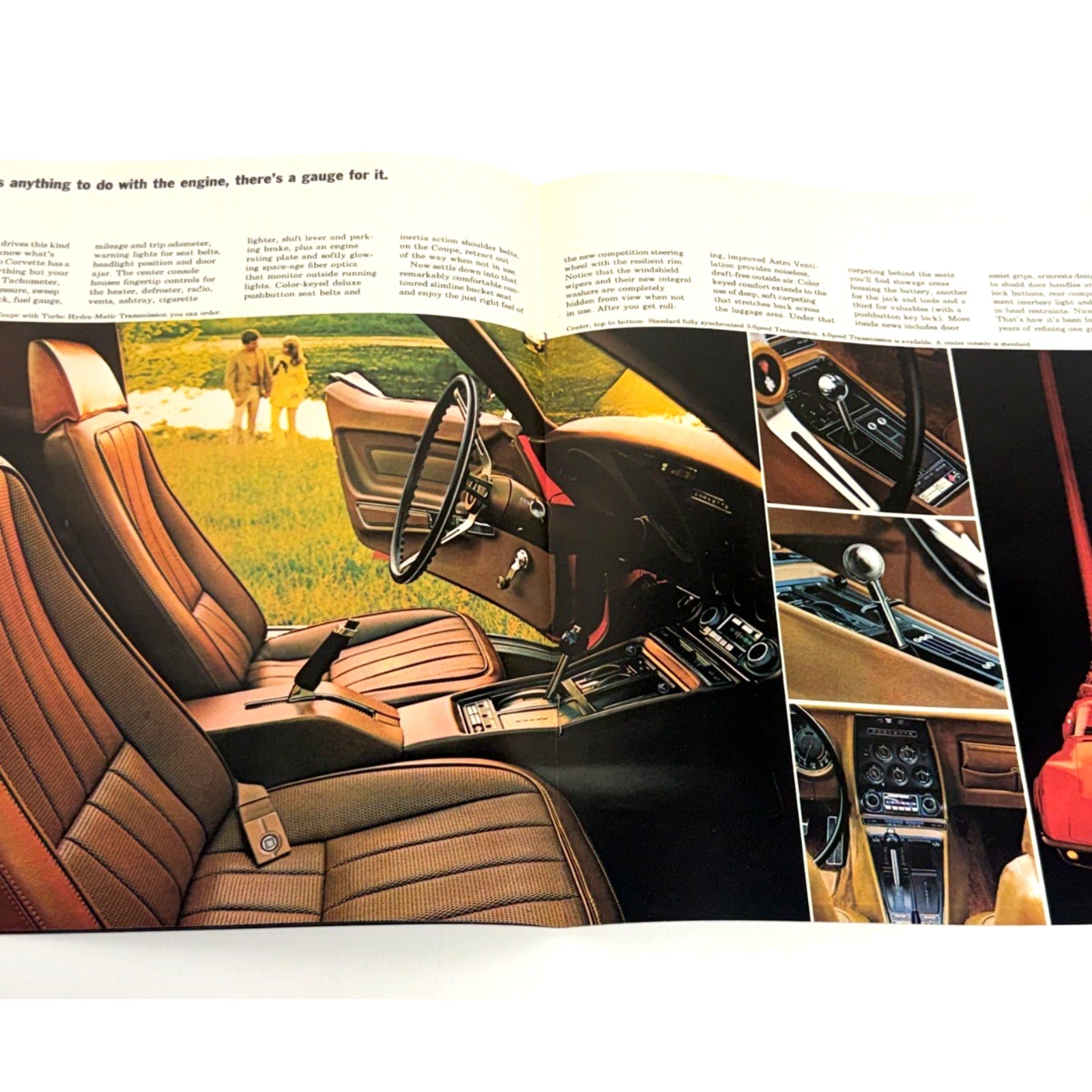 Vtg 1969 Chevrolet Corvette Prestige Dealer Sales Brochure Stingray Hardtop