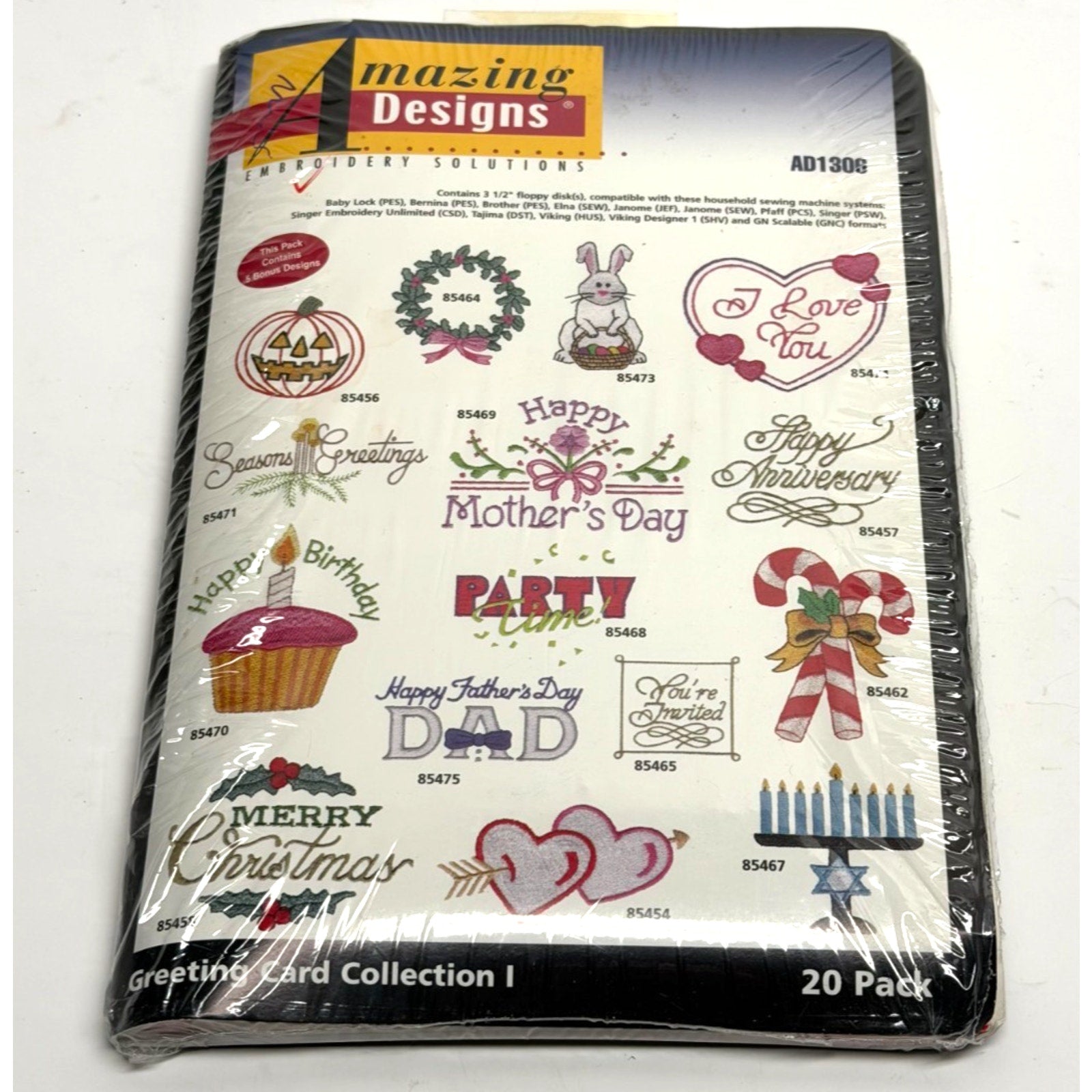 Vintage NEW Amazing Designs Floppy Disk AD1306
