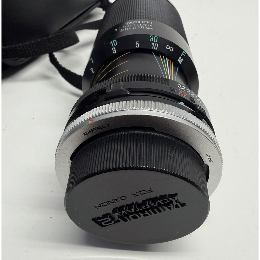 Vintage Tamron 80-210mm f/3.8-4 CF Tele-Macro Zoom Adaptall-2 Lens Model 103A