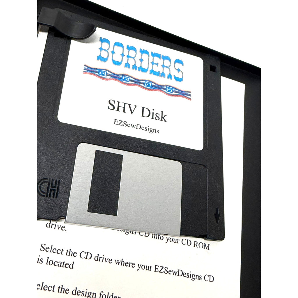 Vintage EZSew Borders Multi Format CD
