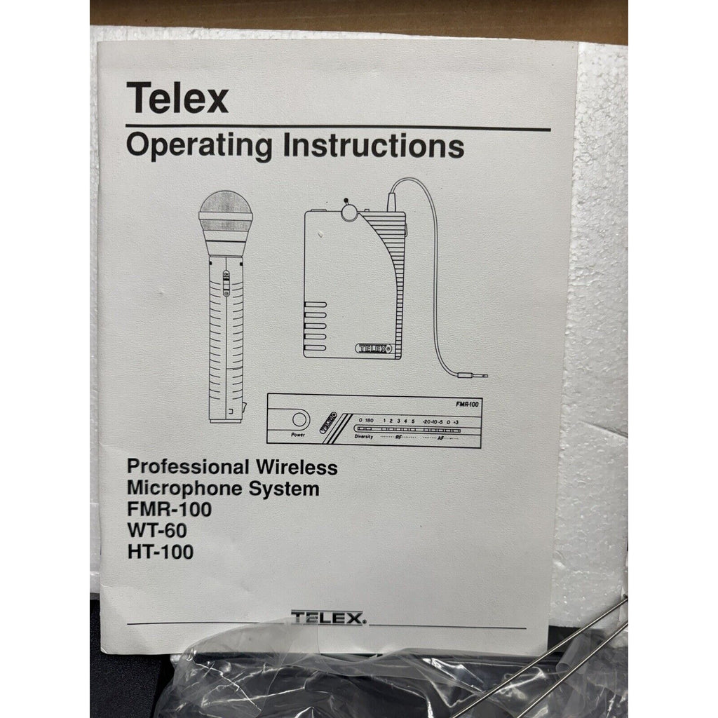 VINTAGE NOS Telex FMR-100 Wireless Microphone Receiver