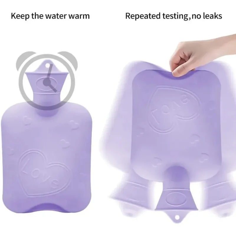 Portable Water-Filled Hot Water Bag Belt - Women's Winter Hand and Waist Warmer for Travel, Home, and Office Comfort
