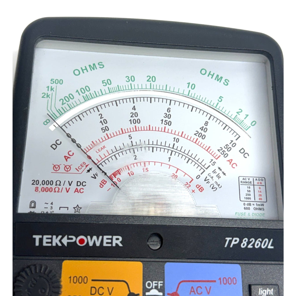 Vintage Tekpower TP8260L Analog Multimeter
