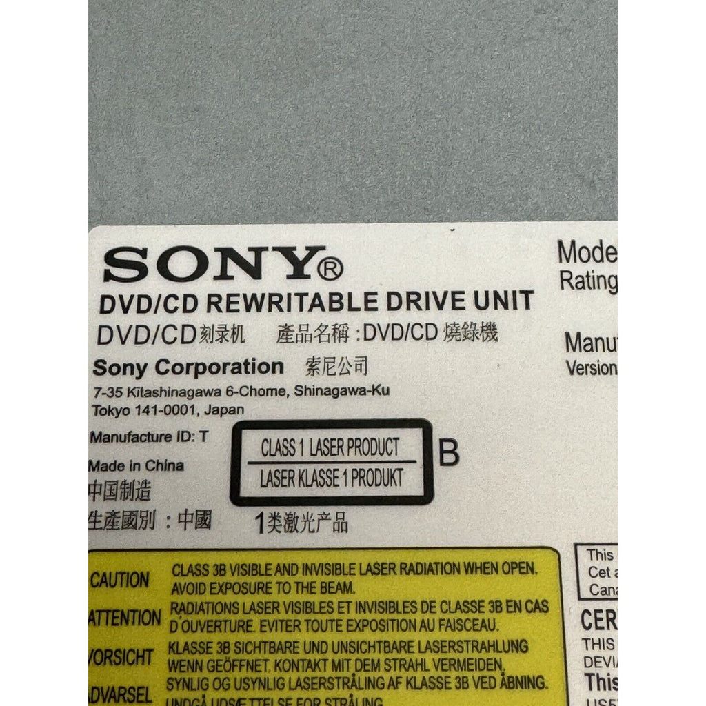 VINTAGE NEW SONY DRU-810A-R DVD/CD DUAL LAYER REWRITABLE DRIVE 8.5GB