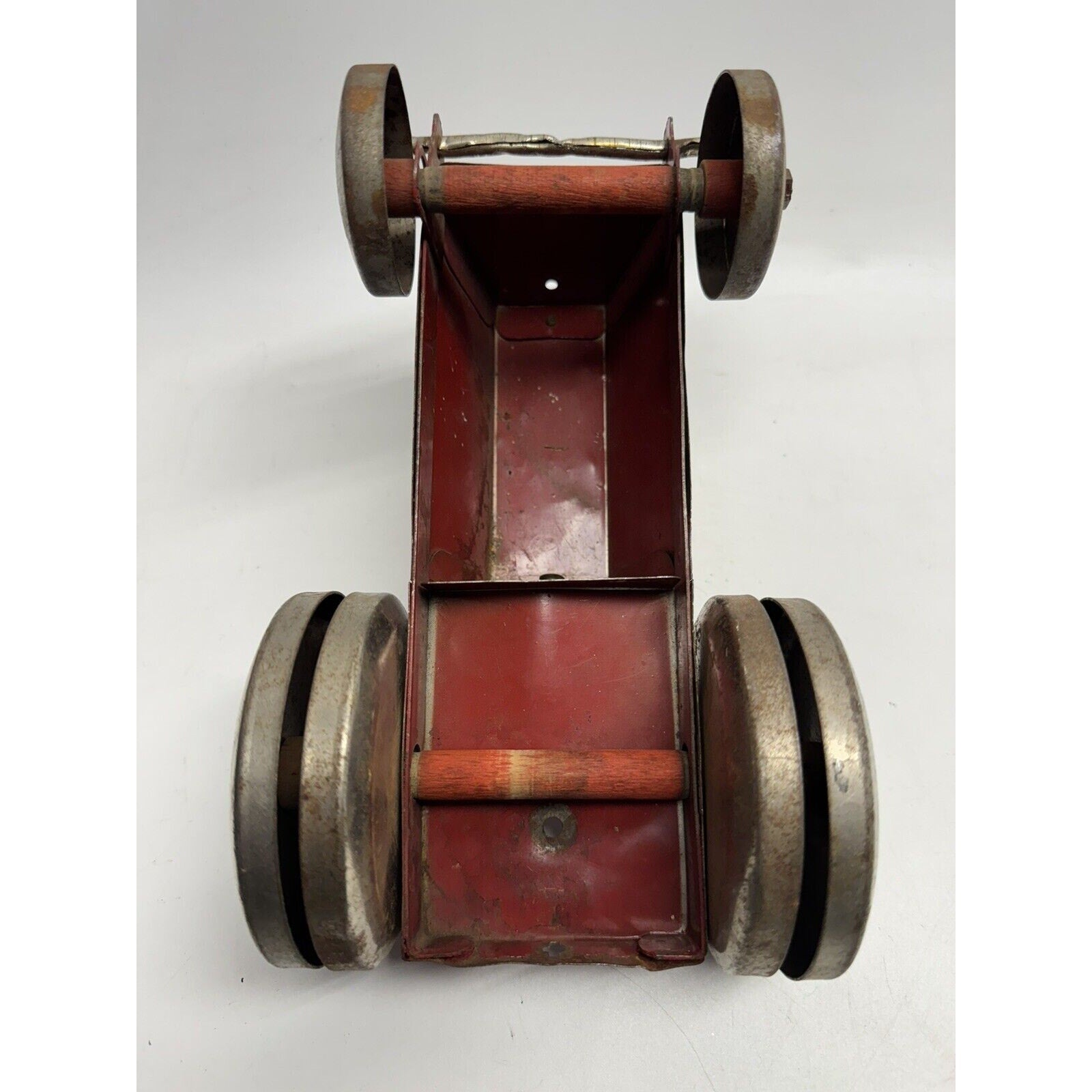 Vintage 1930 Gong Bell Toys - Bell Town Tractor #405 Tin Toy