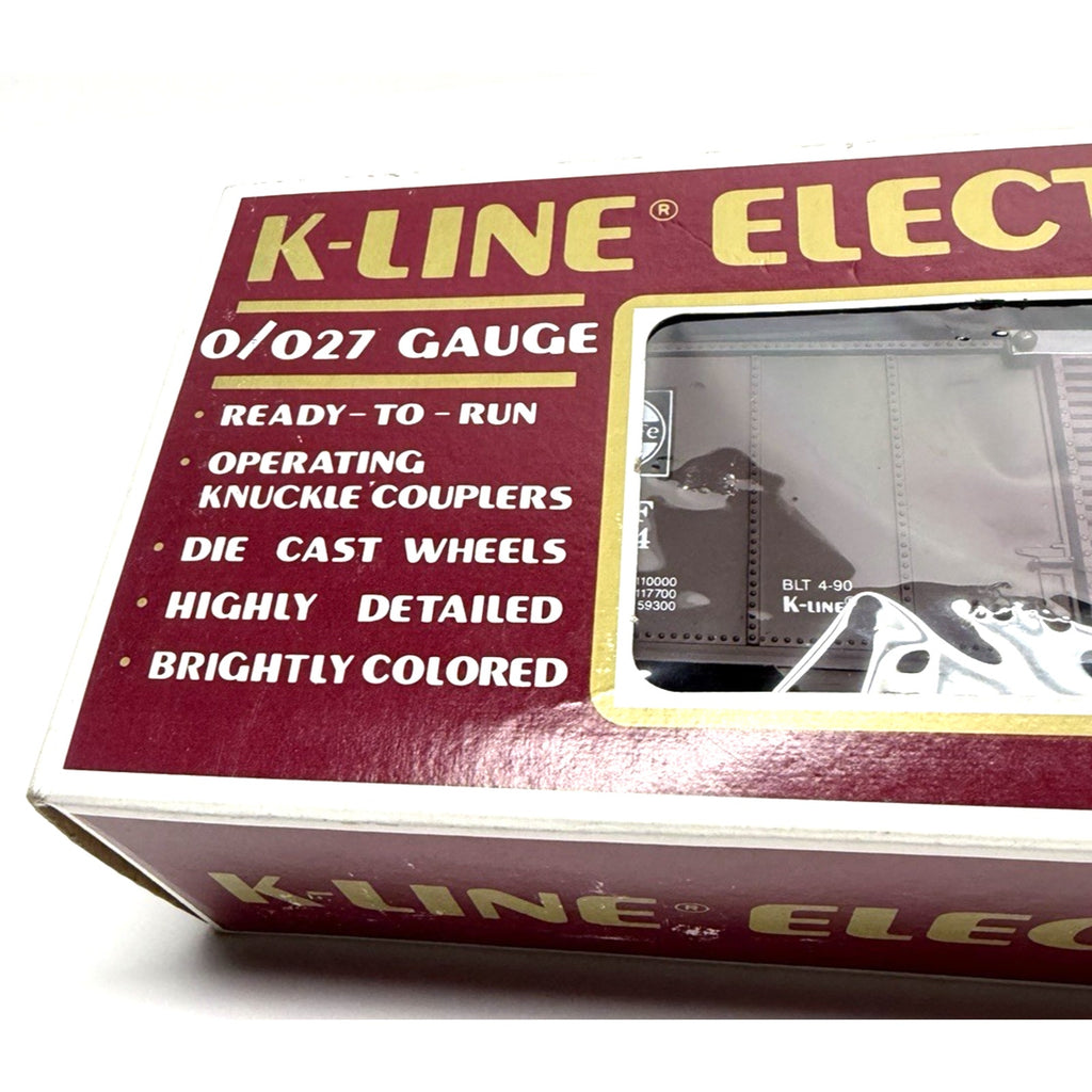VINTAGE K-LINE O Scale Classic Santa Fe Map Boxcar #2 Ship Santa Fe All The Way