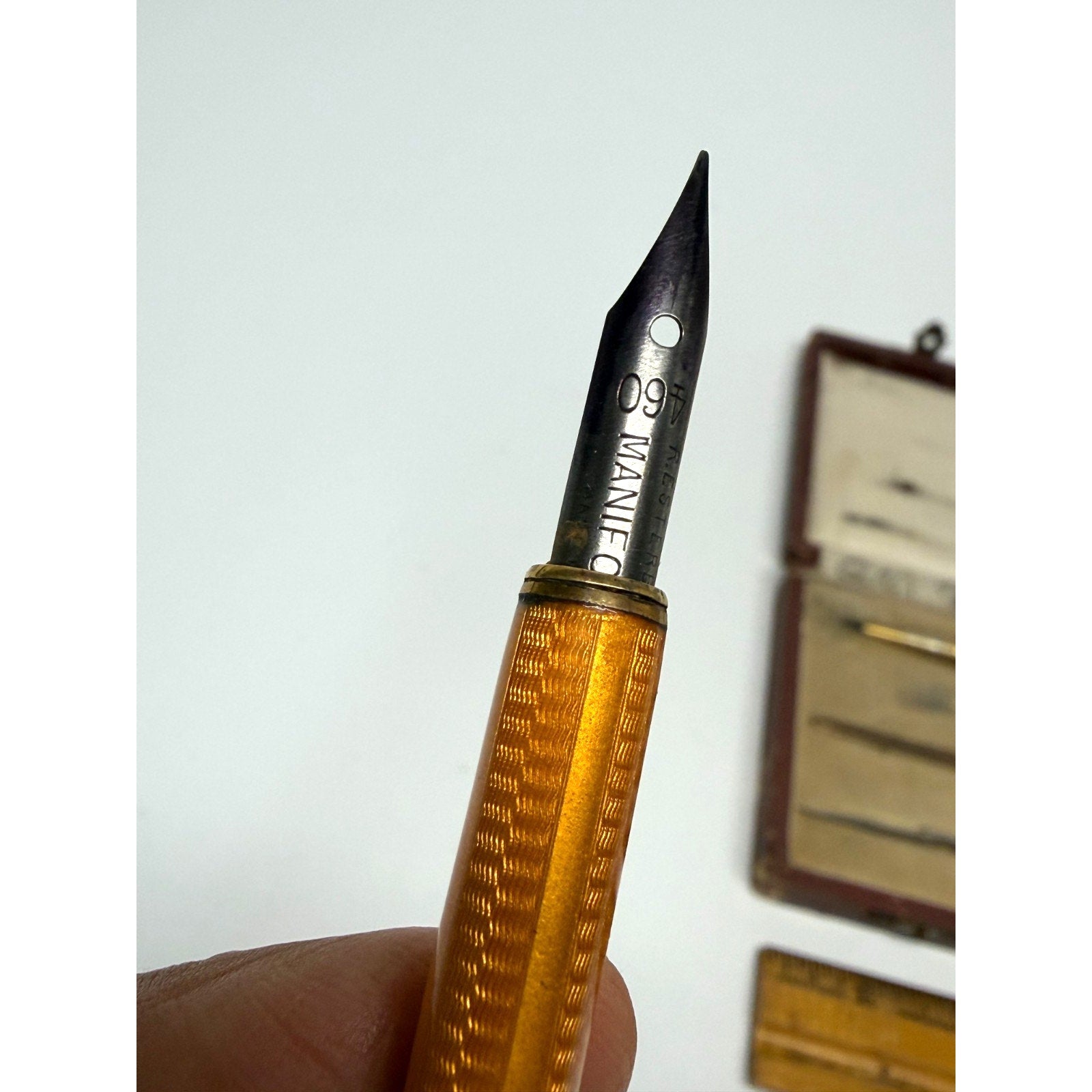 Vintage Antique Art Deco Writing Desk Set Boxed Pen Pencil Letter Opener