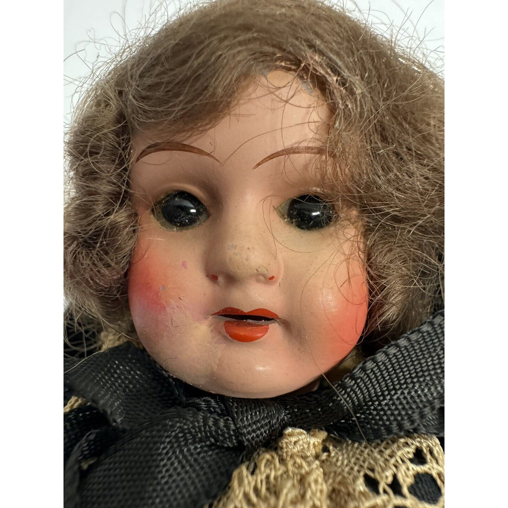 VINTAGE RARE German 6.5” Armand Marseille 390 Bisque Head Doll
