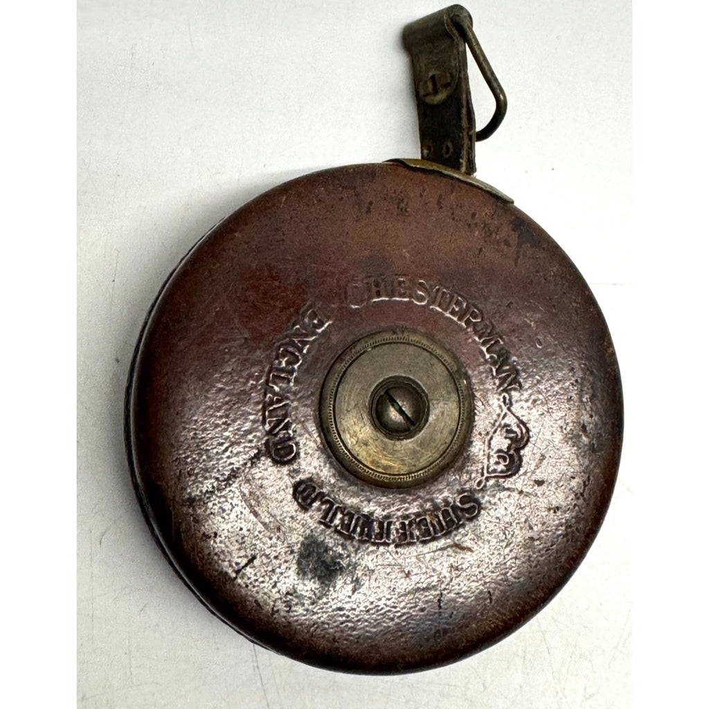 Vintage Measuring Tape In Leather Case Piccolo KEUFFEL & ESSER CO NEWYORK 50ft