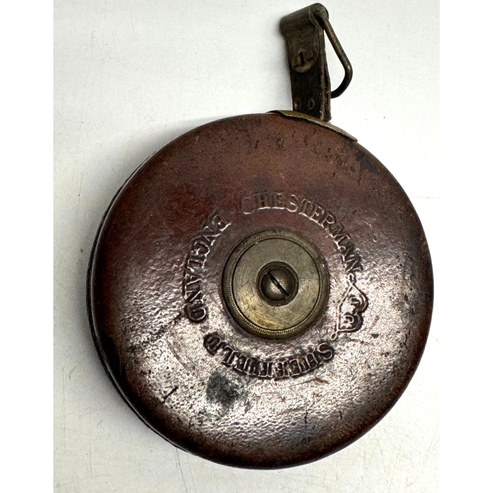 Vintage Measuring Tape In Leather Case Piccolo KEUFFEL & ESSER CO NEWYORK 50ft