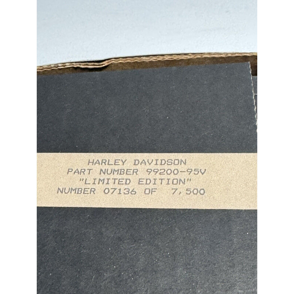 VINTAGE NEW Harley-Davidson 99200-95V "XLH SPORTSTER 1200 REPLICA" 7136 OF 7500