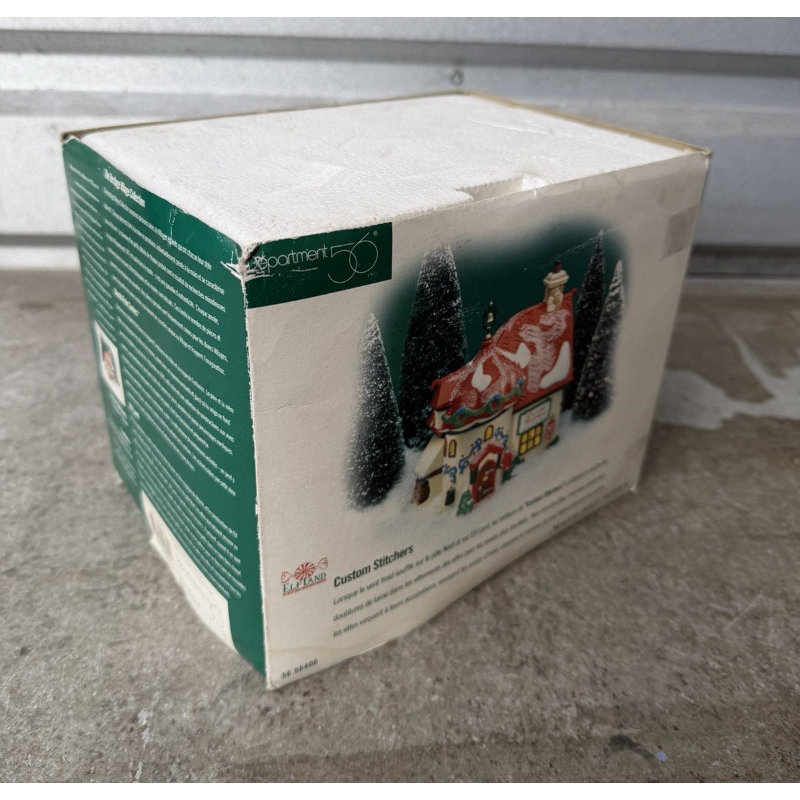 VINTAGE 1998 NEW Dept 56 North Pole Series Elf Land "Custom Stitchers" 56.56400