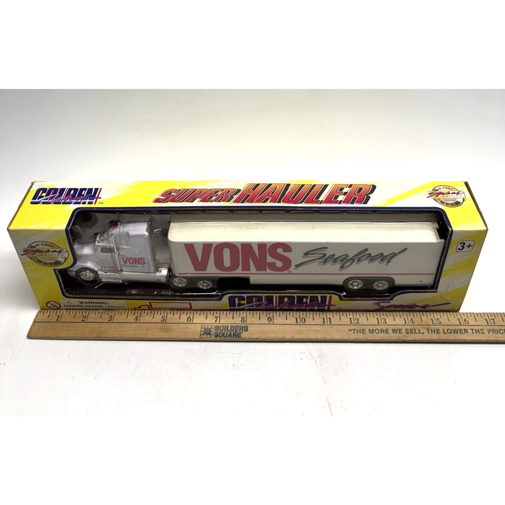 VINTAGE 1996 FACTORY SEALED Golden Wheel Vons semi Truck Series