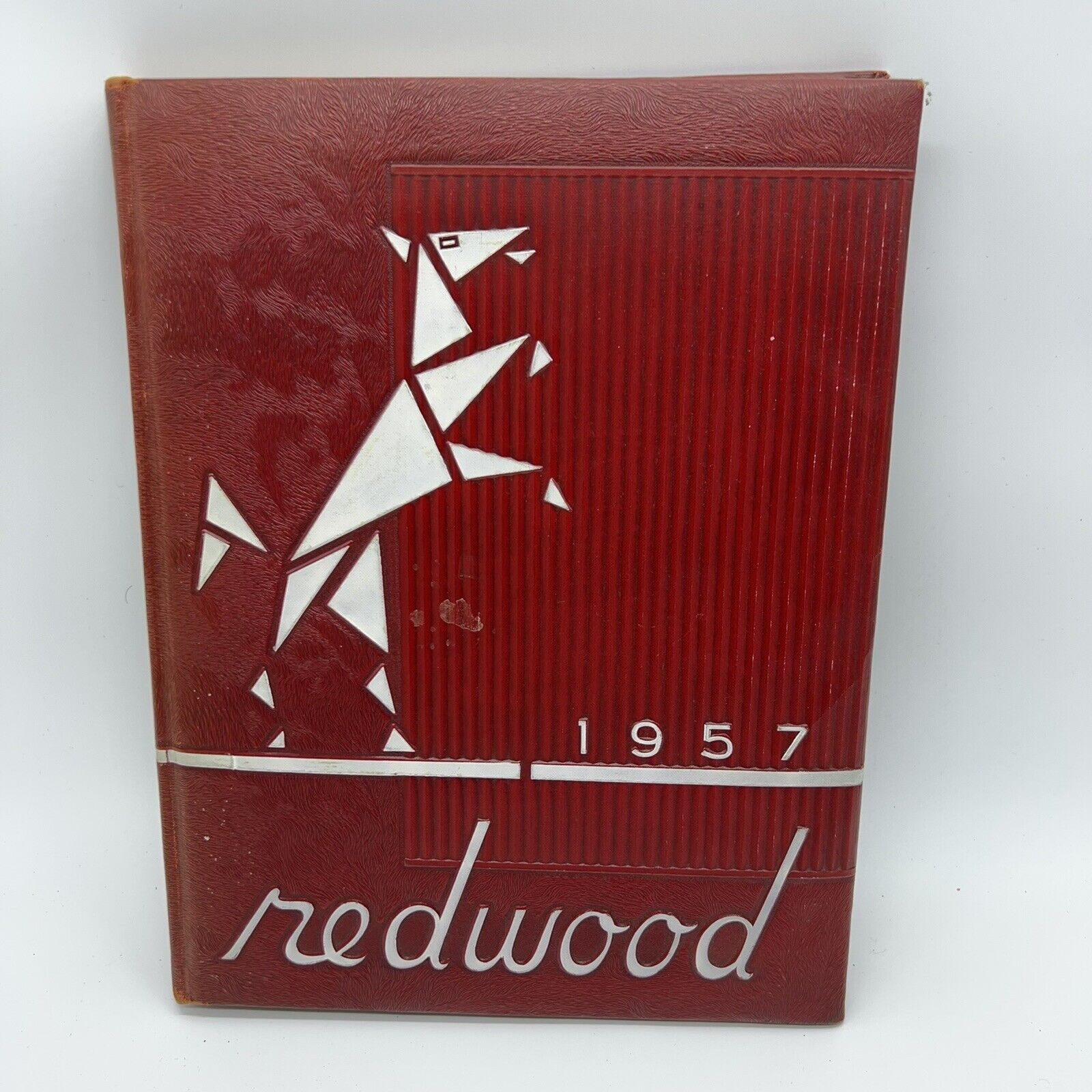 Vintage Yearbook Santa Clara California University Redwood 1957