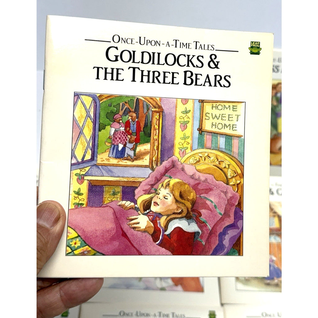 VINTAGE Lot of 12 Once Upon A Time Tales Leap Frog Fairy Tales Books -COMPLETE!