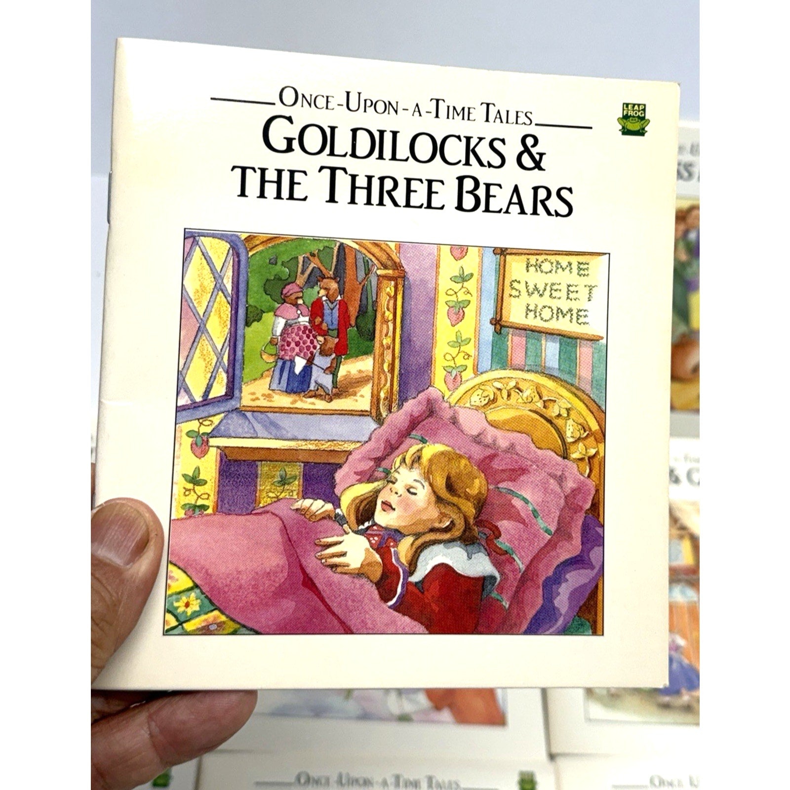 VINTAGE Lot of 12 Once Upon A Time Tales Leap Frog Fairy Tales Books -COMPLETE!
