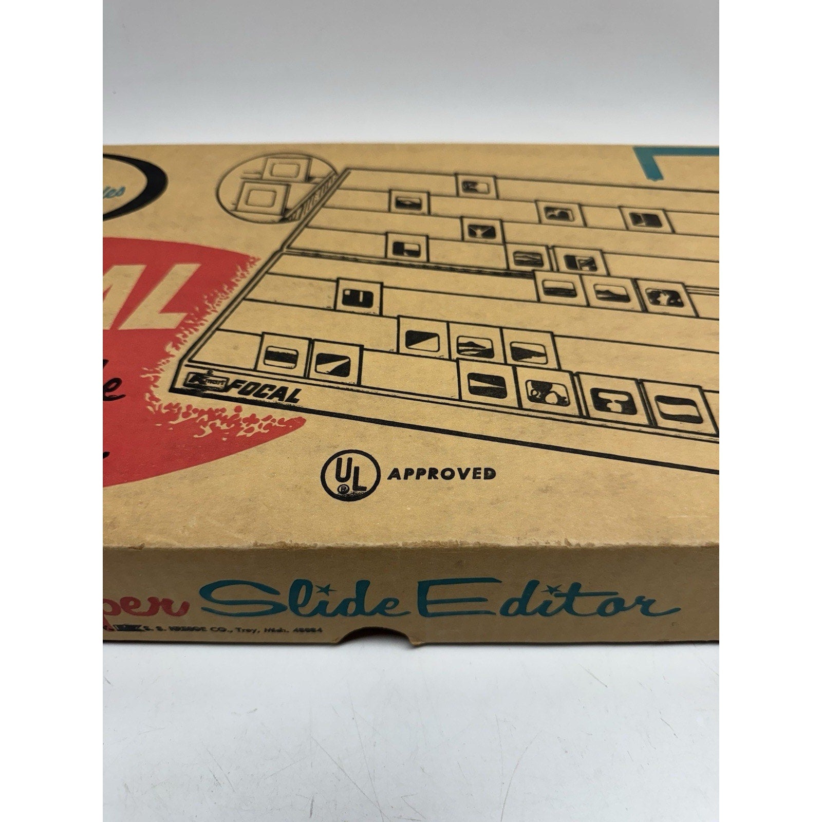VINTAGE NOS Focal Dual-Light Super Slide Editor, Model: 20-00-28