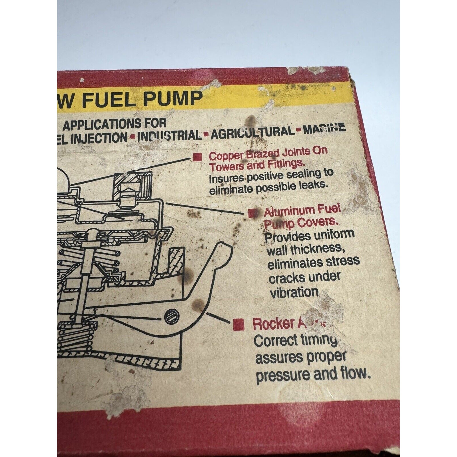 VINTAGE NOS 1967-1972 CHEVROLET CAMARO FUEL PUMP 40725 67-72 307 327 350