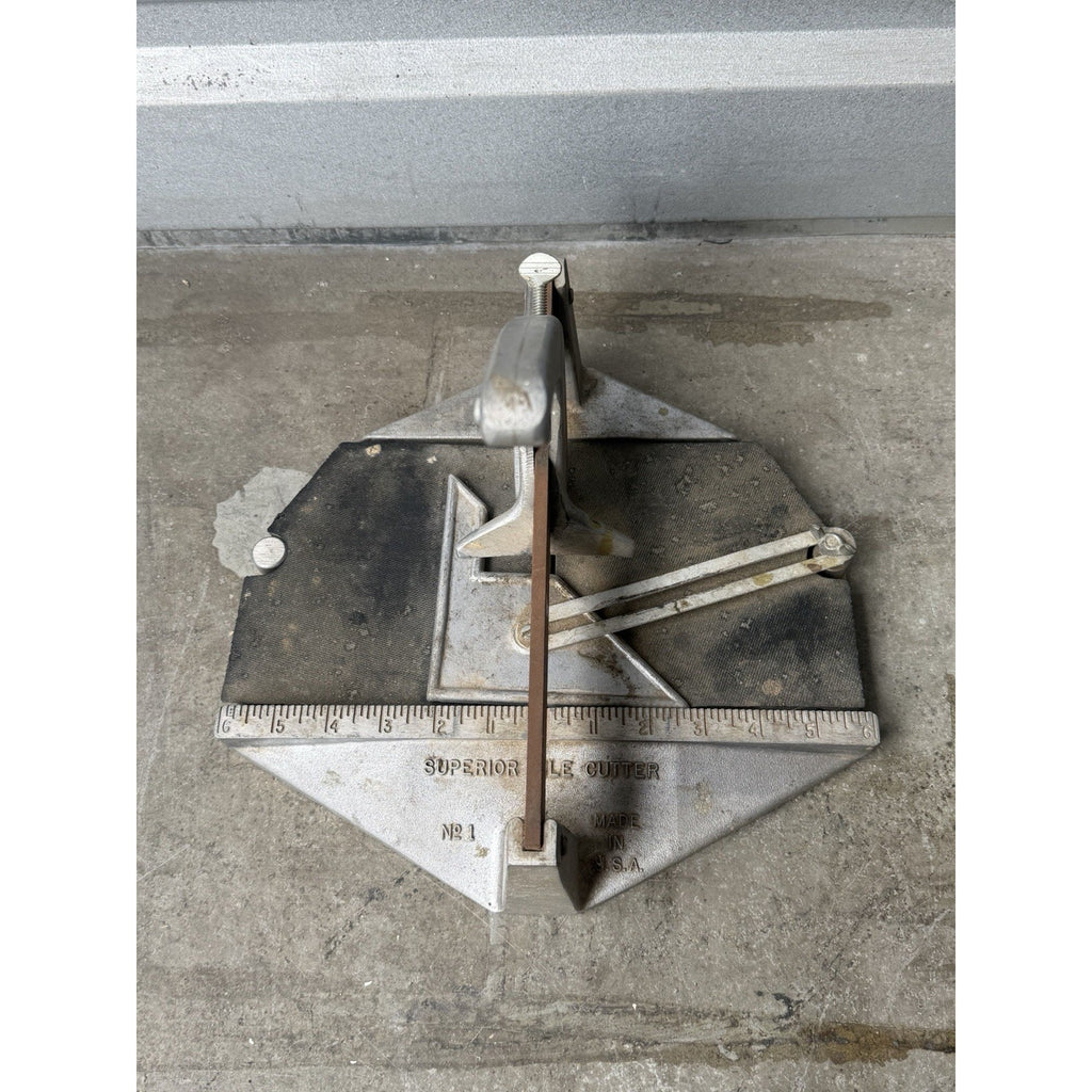 VINTAGE Superior Tile Cutter No. 1 Model