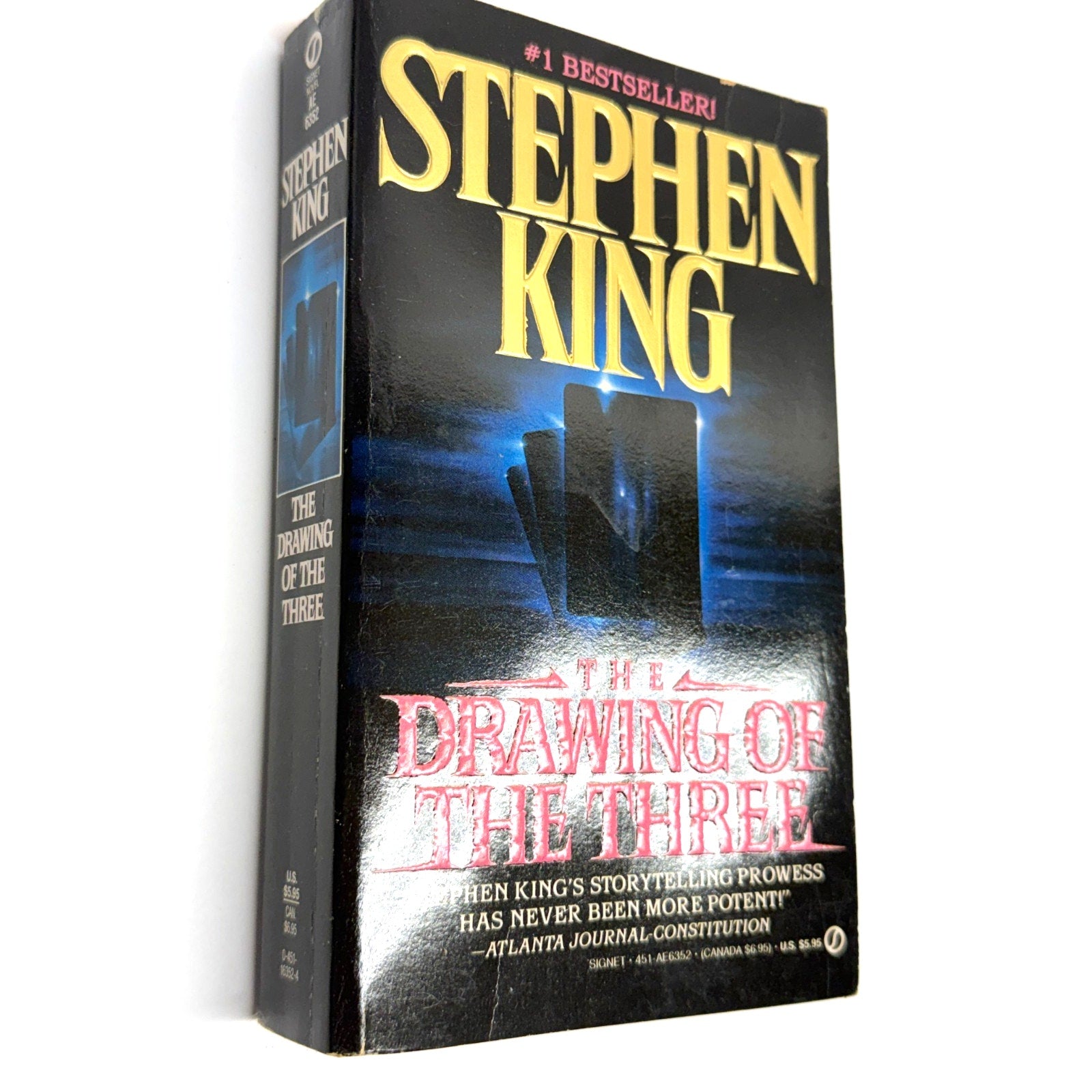 Vtg The Drawing of the Three Stephen King - 1st Signet Printing 1990 Paperback
