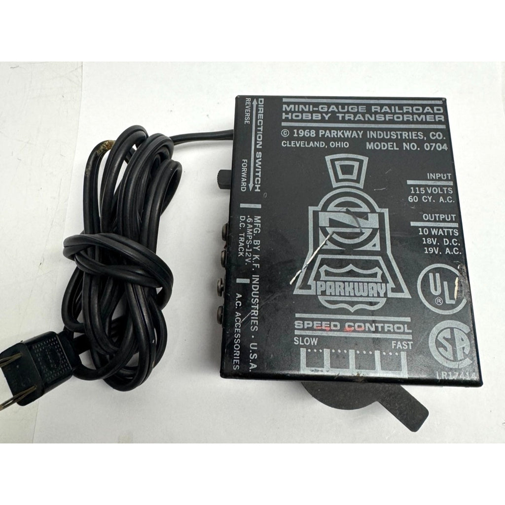 Vintage Train Transformer Adapter Parkway Mini Gaug Railroad Hobby Transformer