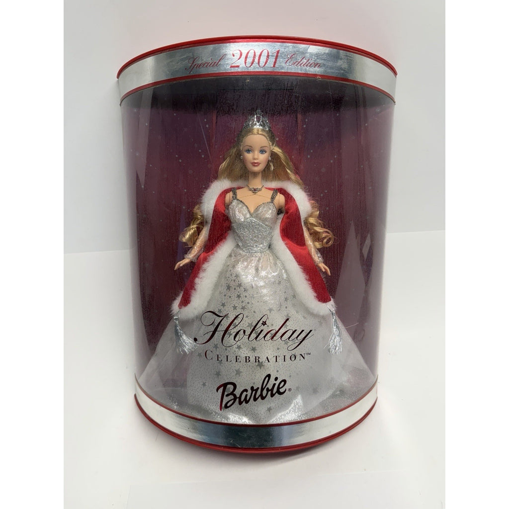 VINTAGE NEW Mattel Holiday Celebration 2001 Barbie Doll - 50304