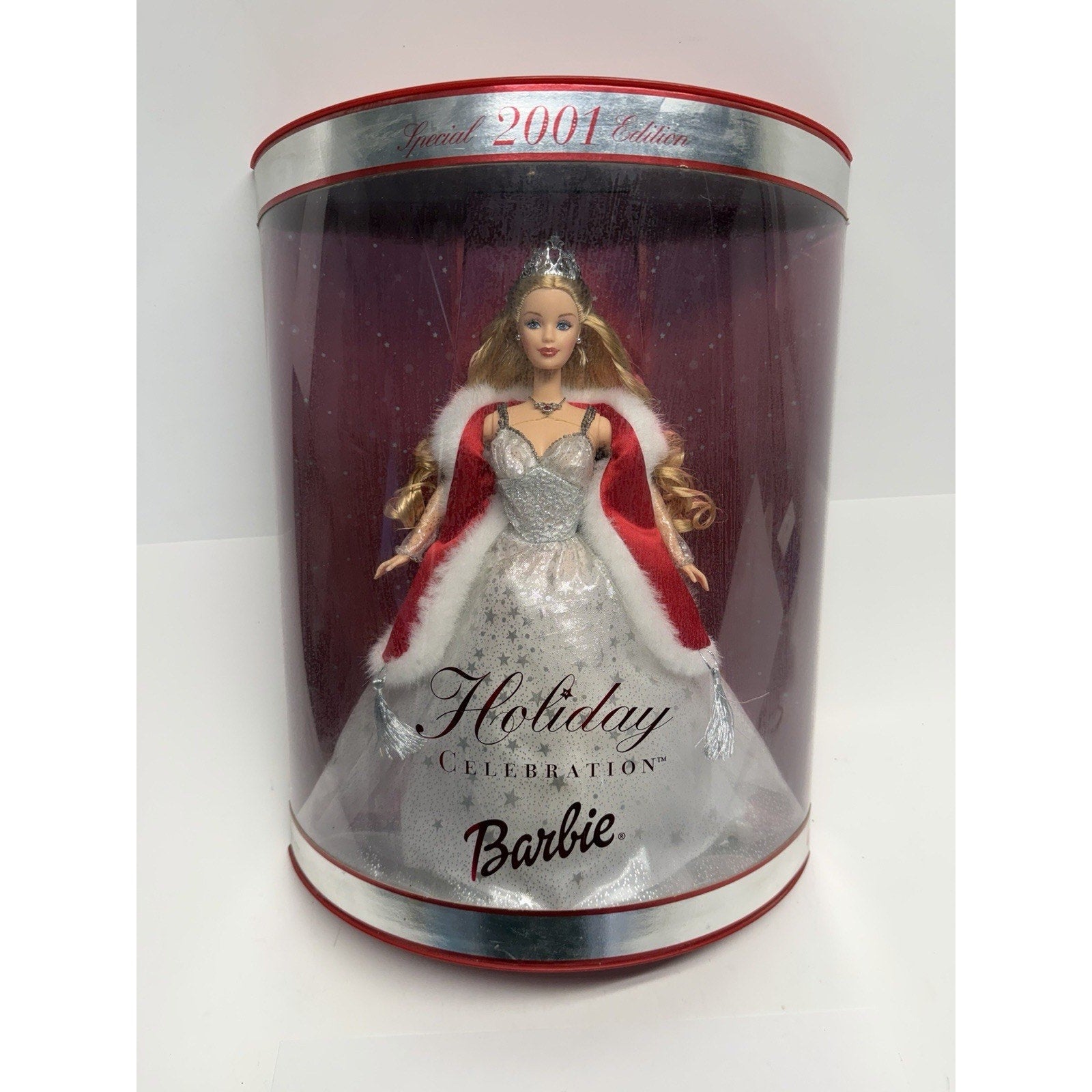 VINTAGE NEW Mattel Holiday Celebration 2001 Barbie Doll - 50304