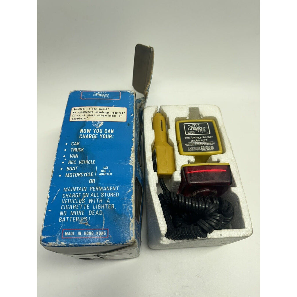 VINTAGE NOS Mr. Charge Automotive Battery Charger Made in USA