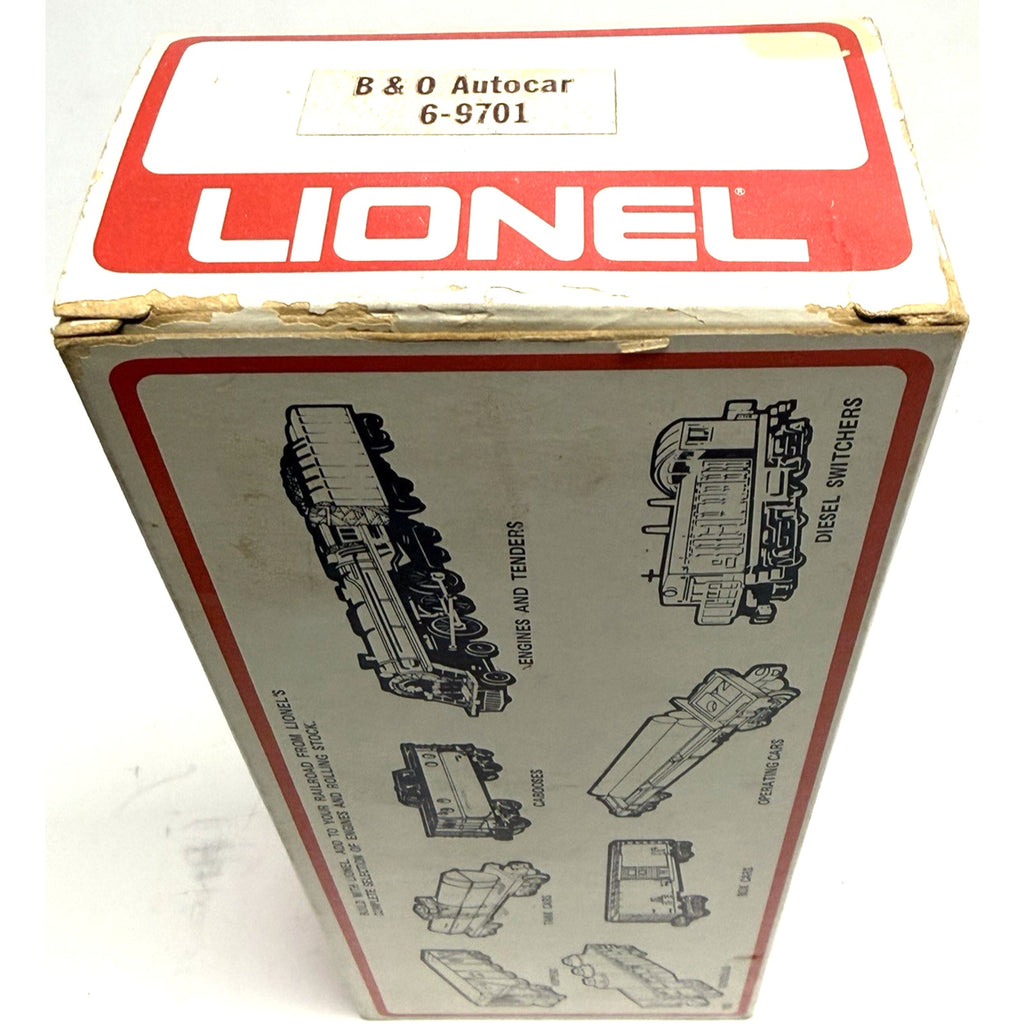 Vintage NOS Lionel #9701 Baltimore & Ohio Black Double Door Box Car