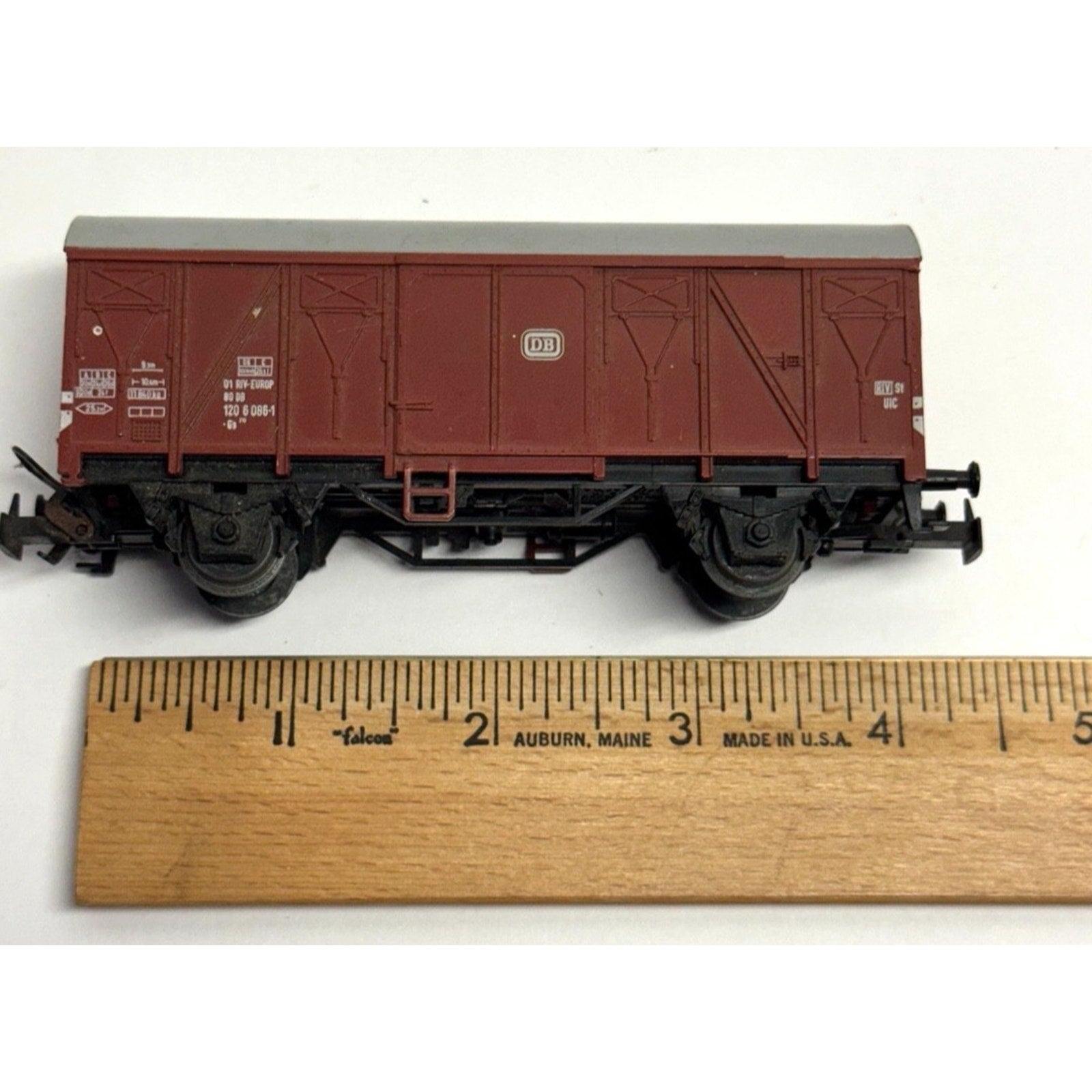 Vintage Marklin H0 4411 DB Red Box Car