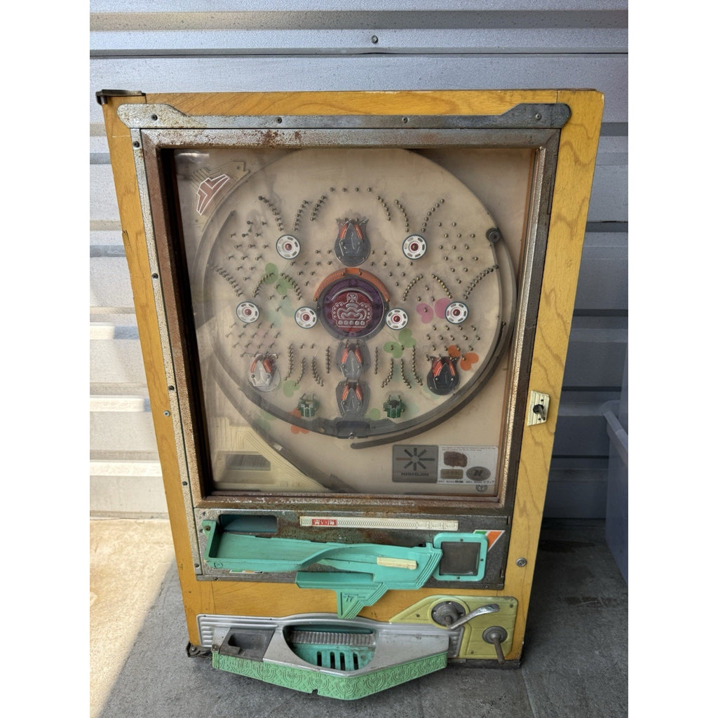 Vintage Nishijin Pachinko Machine Ball Plinko Arcade Untested Japanese W/ Balls