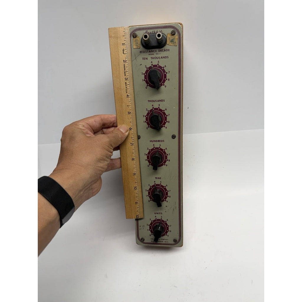 Vintage Heathkit Resistance Decade Model RD-1 Decade Box