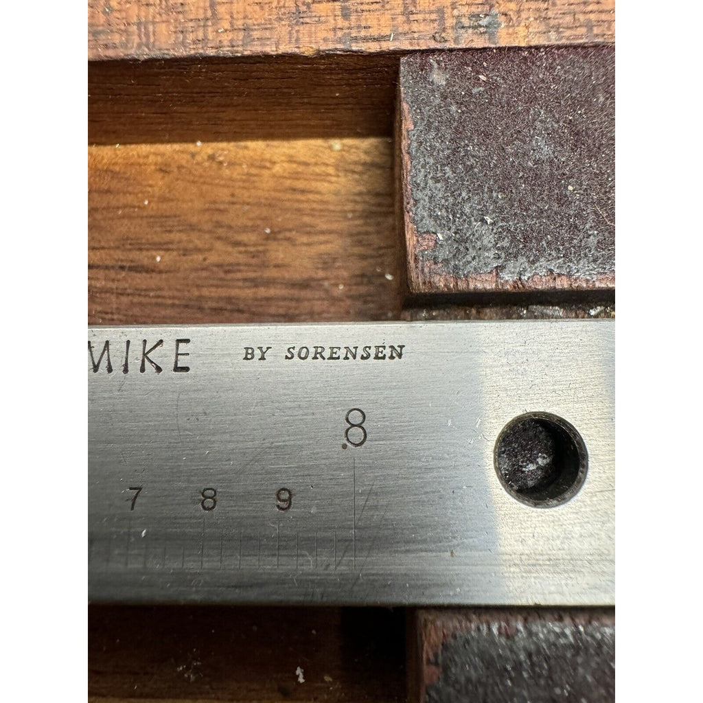 VINTAGE Sorensen Center-Mike Center Distance Gage Model A7 w/Case EXCELLENT COND