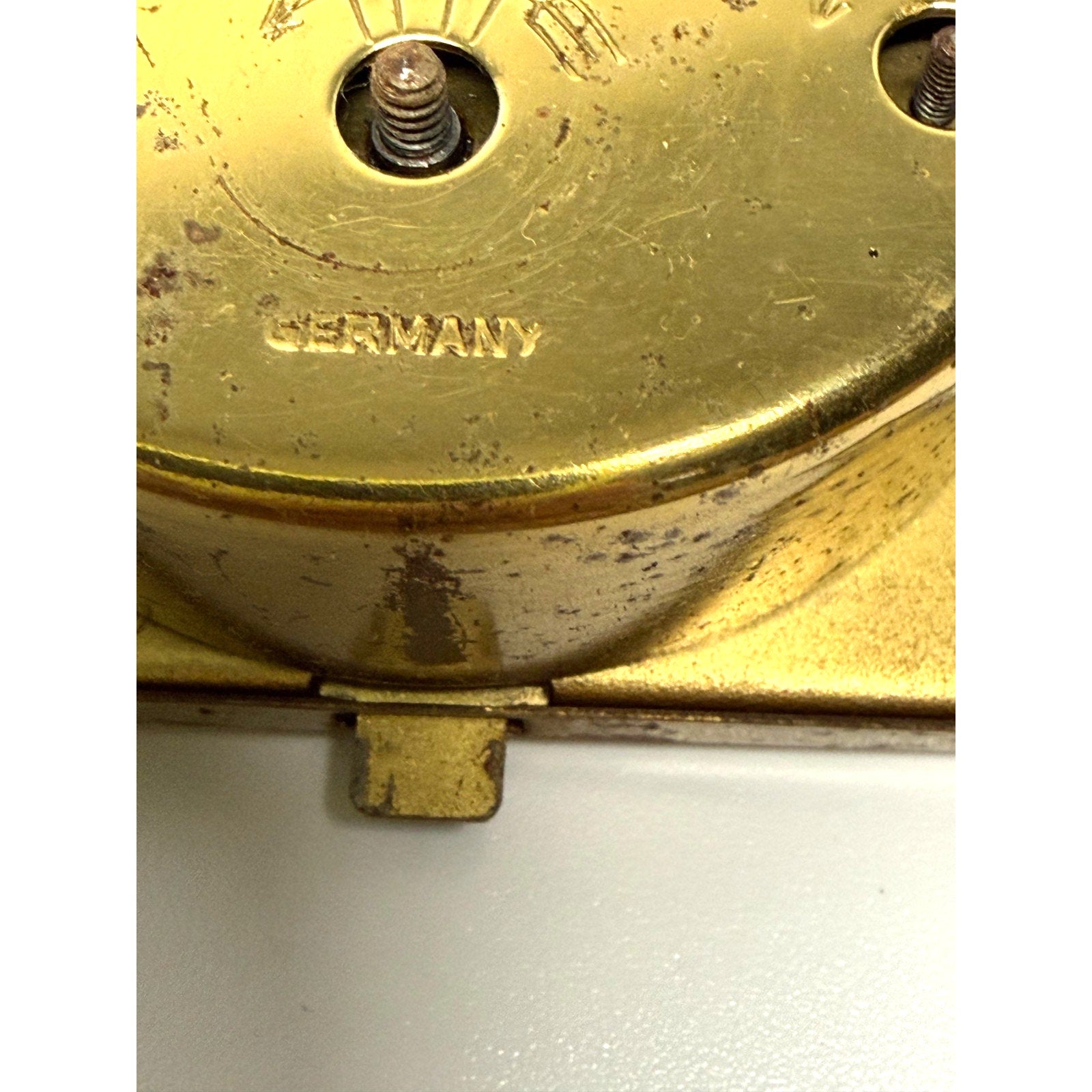 Vintage Aristocrat Artco Luminous Travel Alarm Clock West Germany - Untested