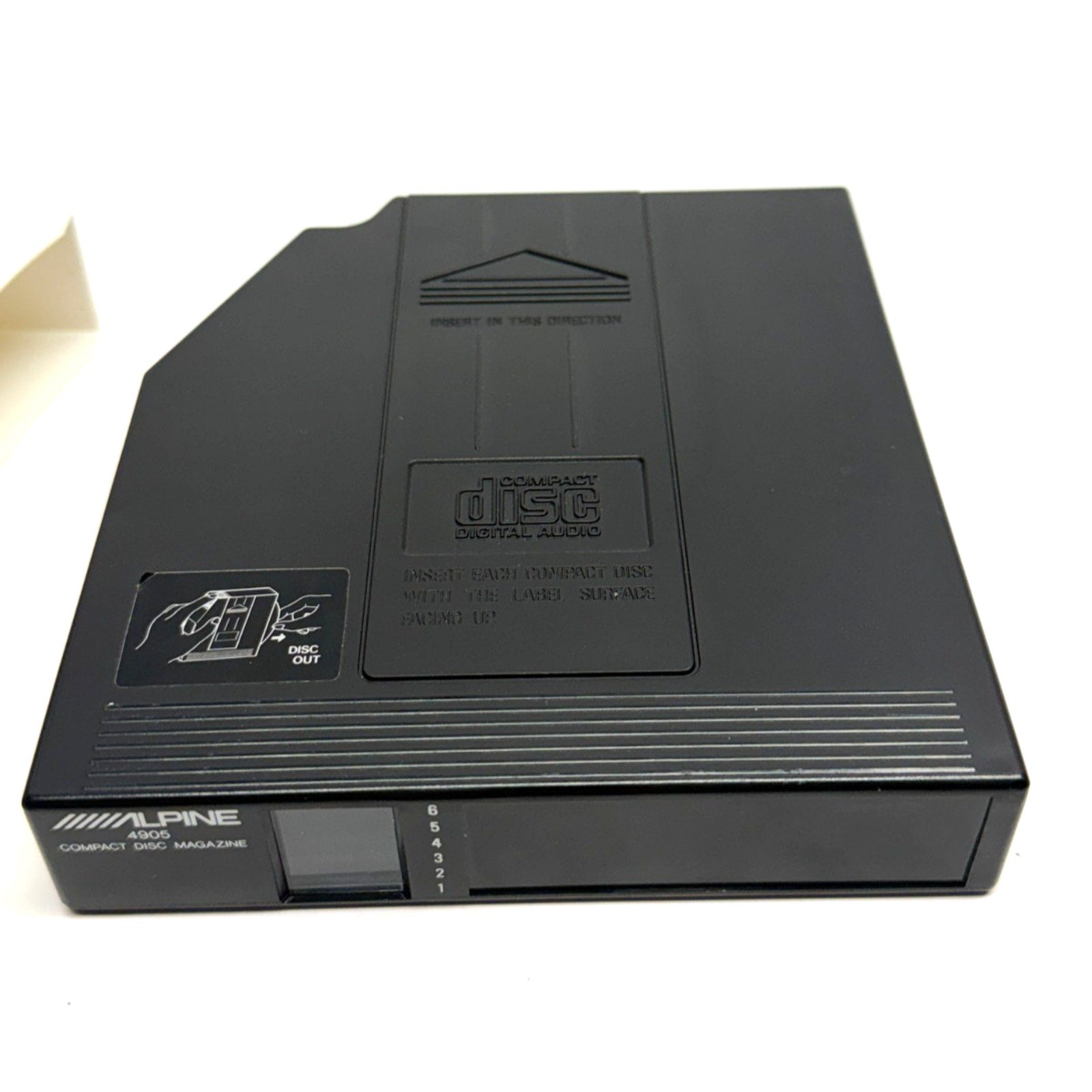 Vintage Genuine Alpine 4905 6CD Compact Disc Magazine Cartridge