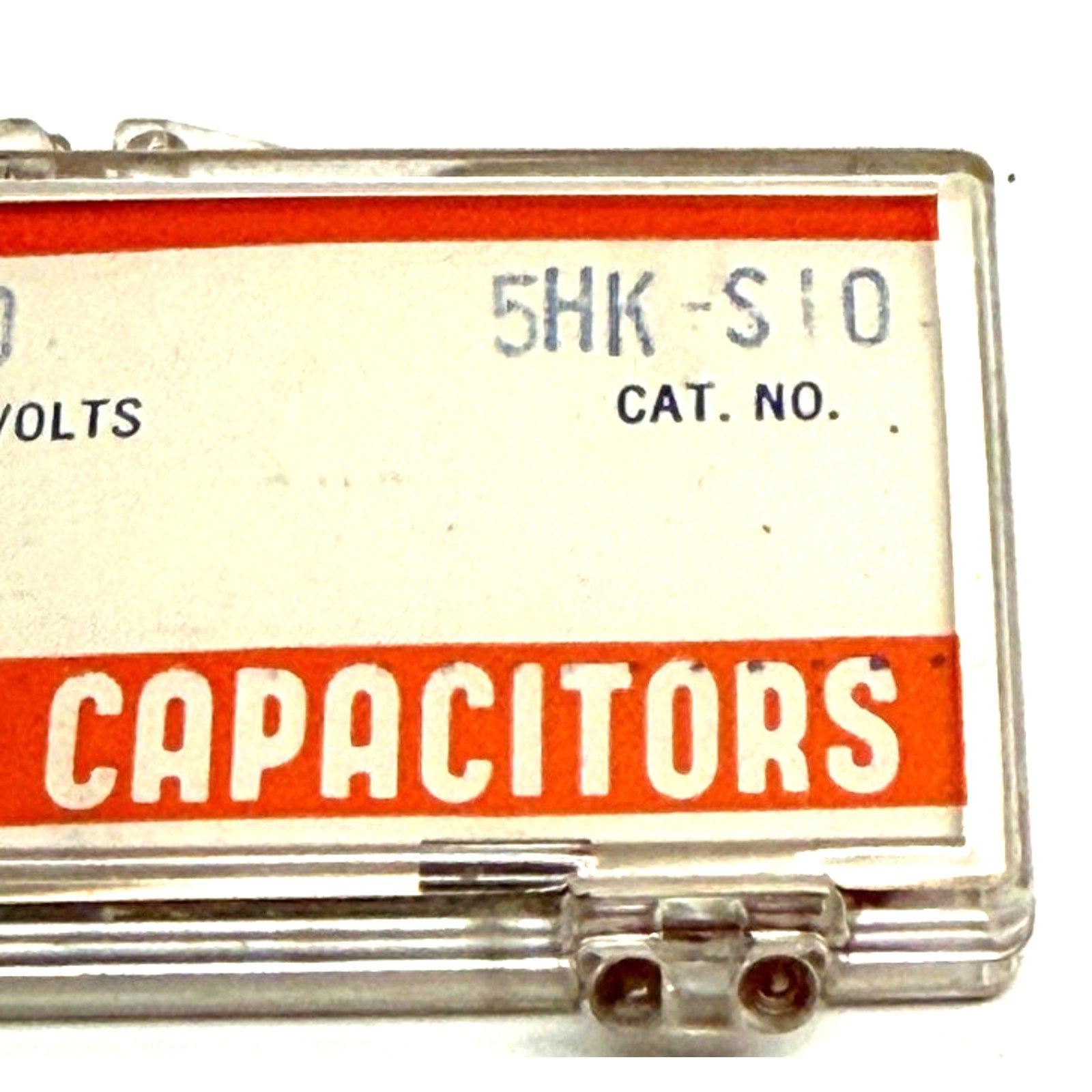 Vtg 5pc NOS Sprague 5HK-S10 .01uF 1000V 1kV Ceramic Disc Capacitors HYK Z5U