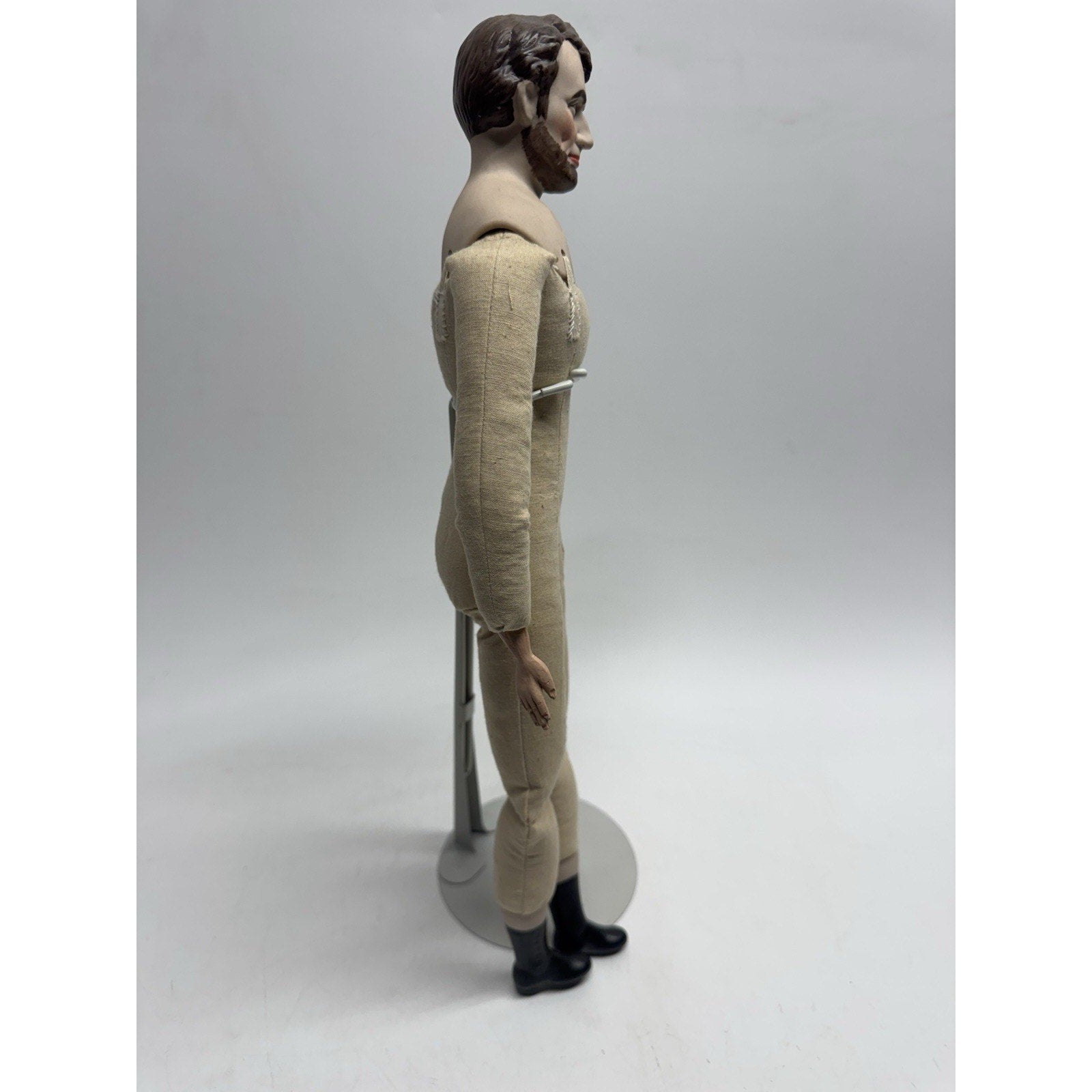Vintage Kaiser Chicago Porcelain Doll Abraham Lincoln With Stand 16"