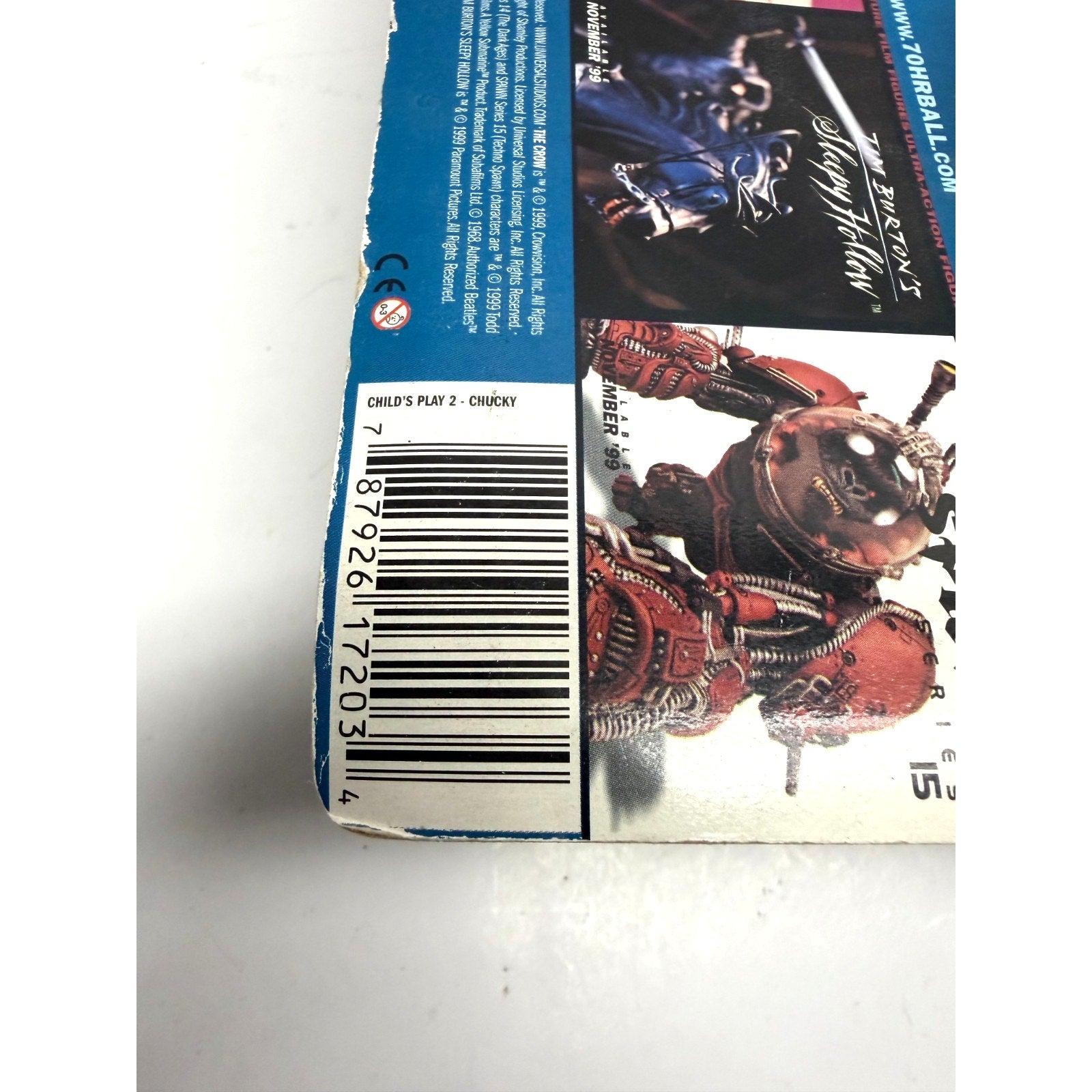 Vintage 1999 McFarlane Toys Movie Maniacs Serie 2 Chucky Childs Play 2