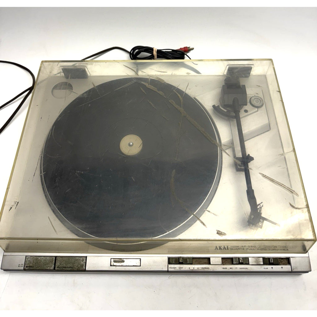 VINTAGE Akai AP-Q310 Quartz Fully Automatic Turntable Need Repair