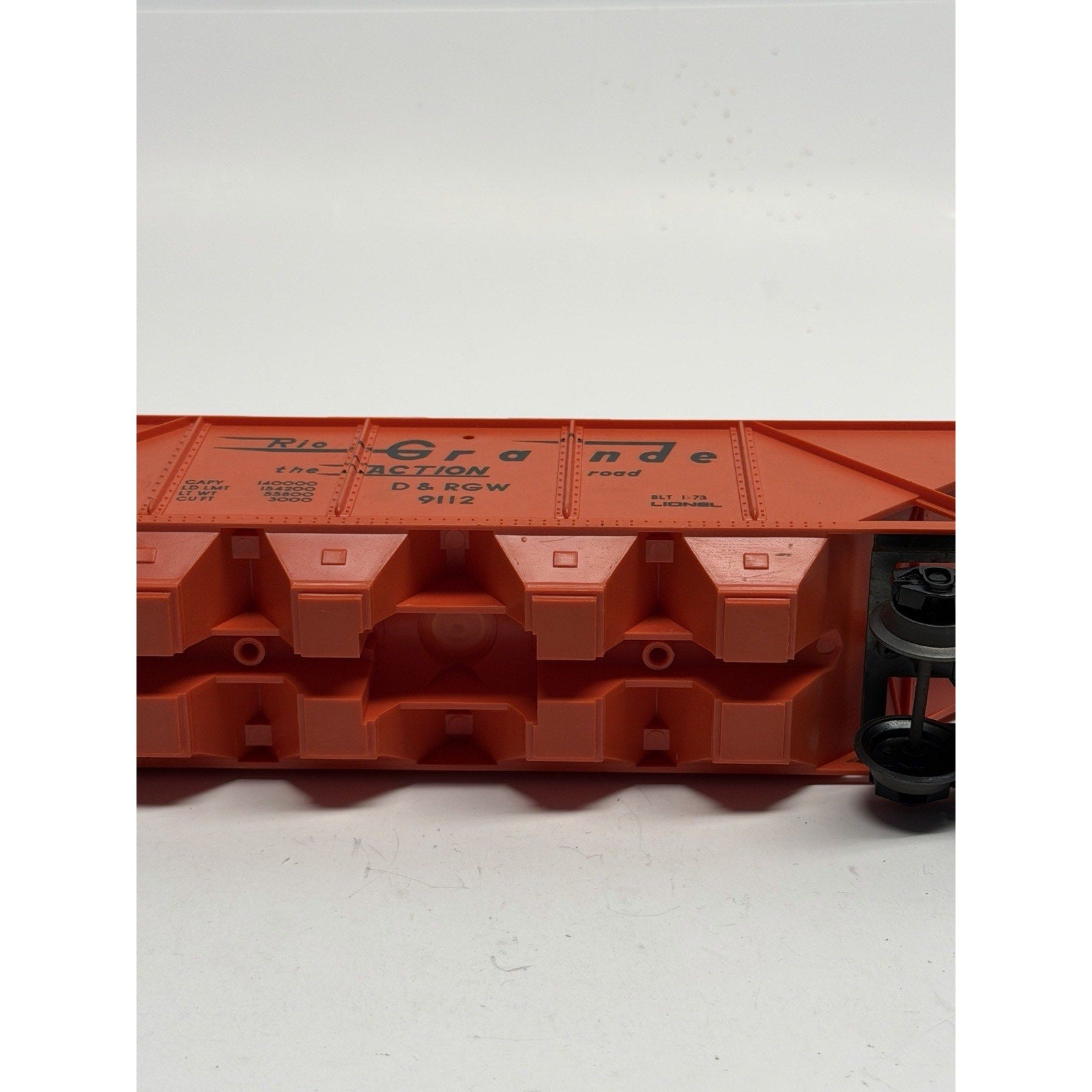 VINTAGE Lionel O Scale (Used) #6-9112 Rio Grande Covered Hopper
