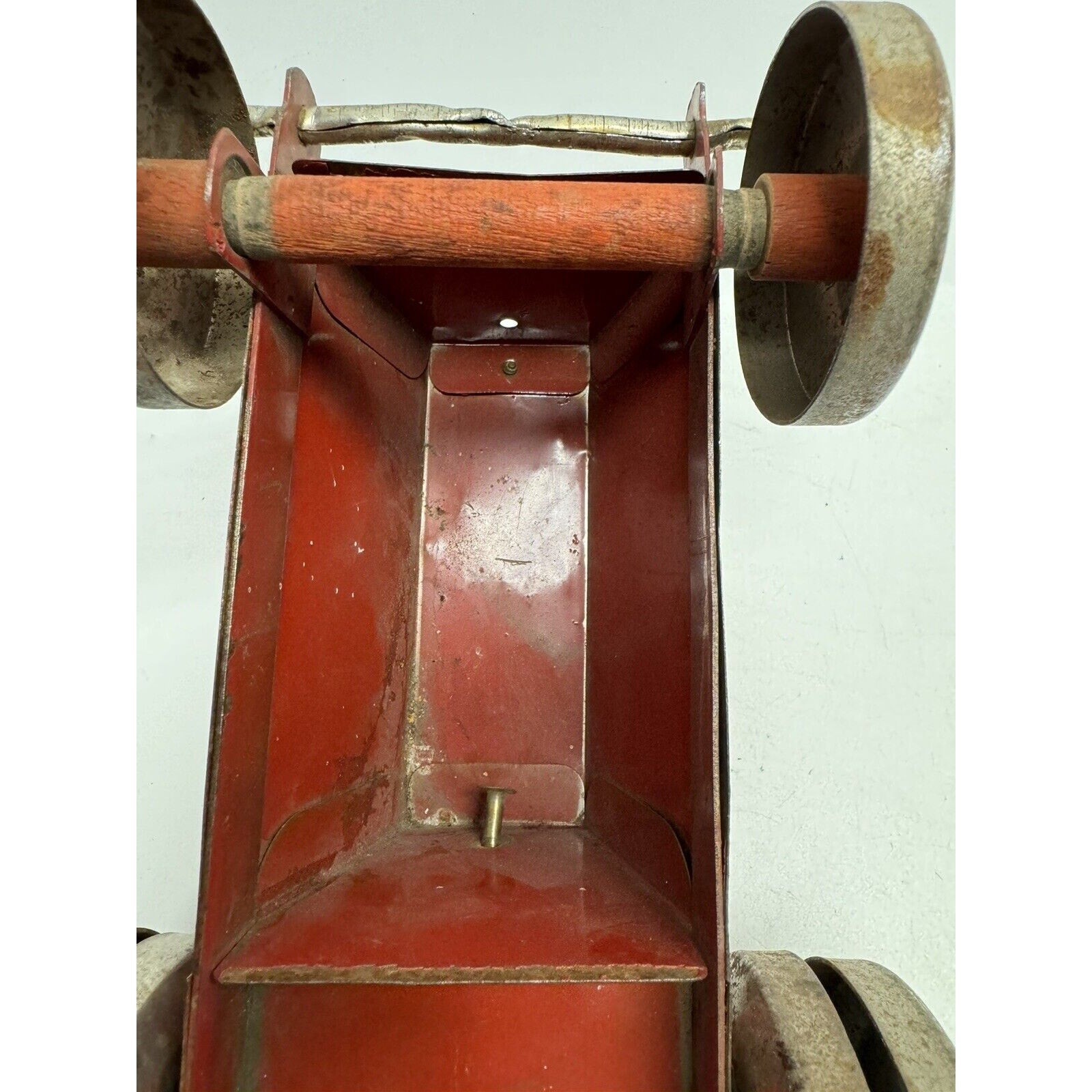 Vintage 1930 Gong Bell Toys - Bell Town Tractor #405 Tin Toy