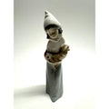 VINTAGE Lladro Finish "Girl with Rooster Chicken" 8" #4677 retired