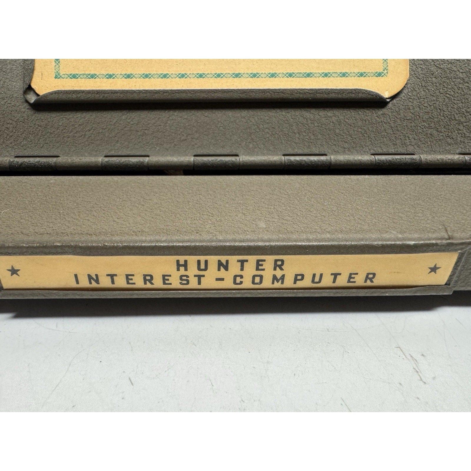 VINTAGE RARE 1966 Hunter Interest Computer to Calculate Interest or Charges