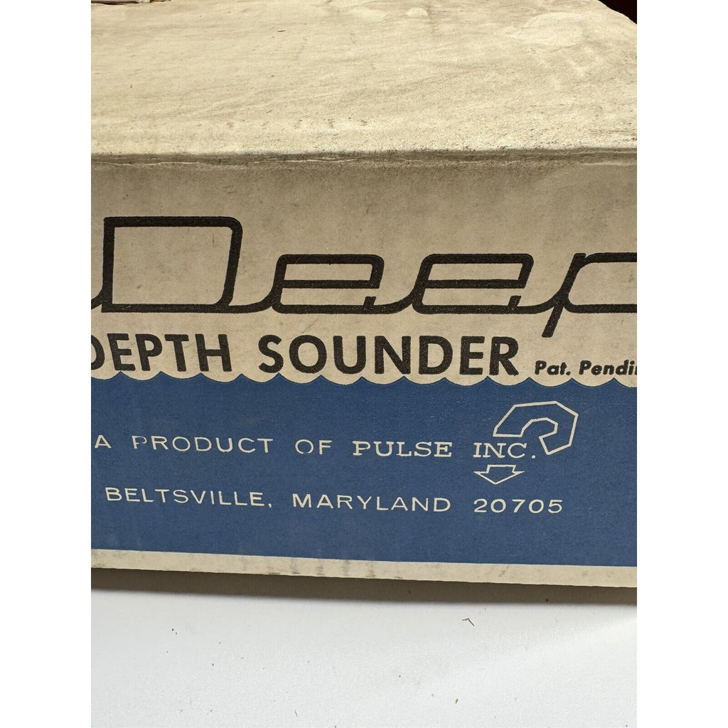 VINTAGE NOS Sea Deep Depth Sounder Model 60 - RARE / NEW IN BOX