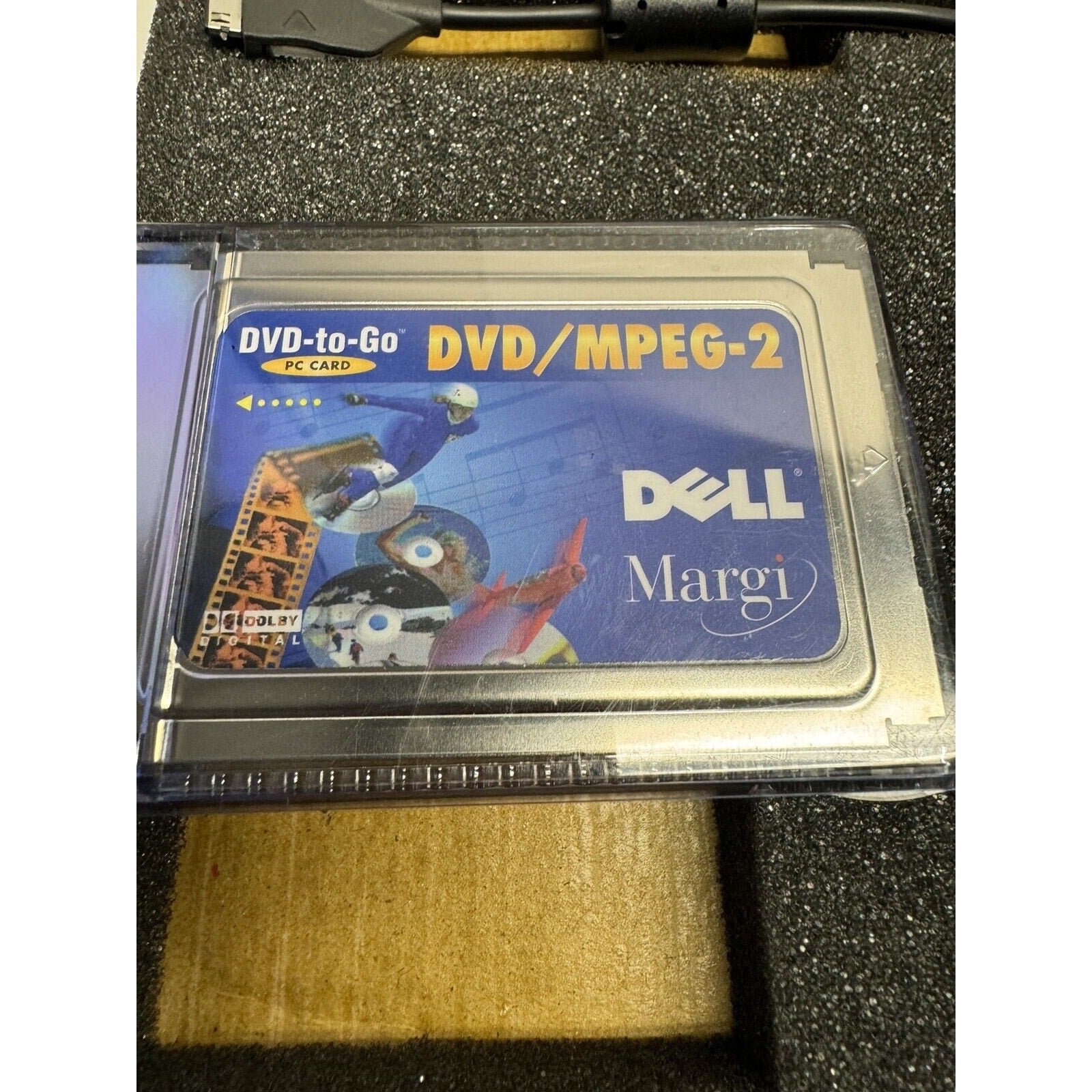 VINTAGE NOS NEW Dell Margi DVD-to-Go DVD/MPEG-2 PCMCIA PC Card Made in Japan