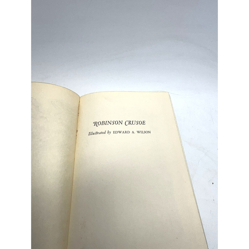 Vintage 1930 Robinson Crusoe Special Edition By Daniel Defoe-Heritage Press