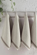 6-Piece Small Hand Towel Set Face Towels Guest Towels Soft Cotton Washcloth Set