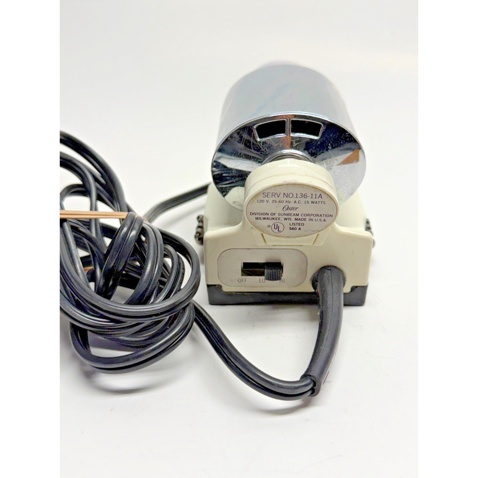 Vintage Oster Scientific Massager 136-11A with Variable Speed Works Made in USA